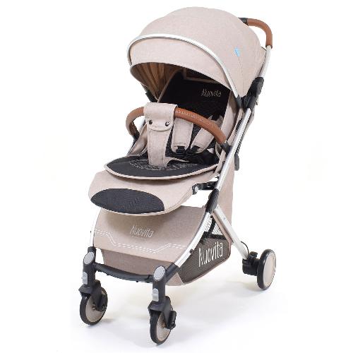 Прогулочная коляска Nuovita Giro (Beige, Argento / Бежевый, Серебристый)