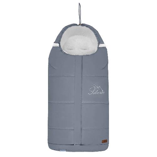 Конверт зимний меховой Nuovita Siberia Bianco (Grigio/Серый)