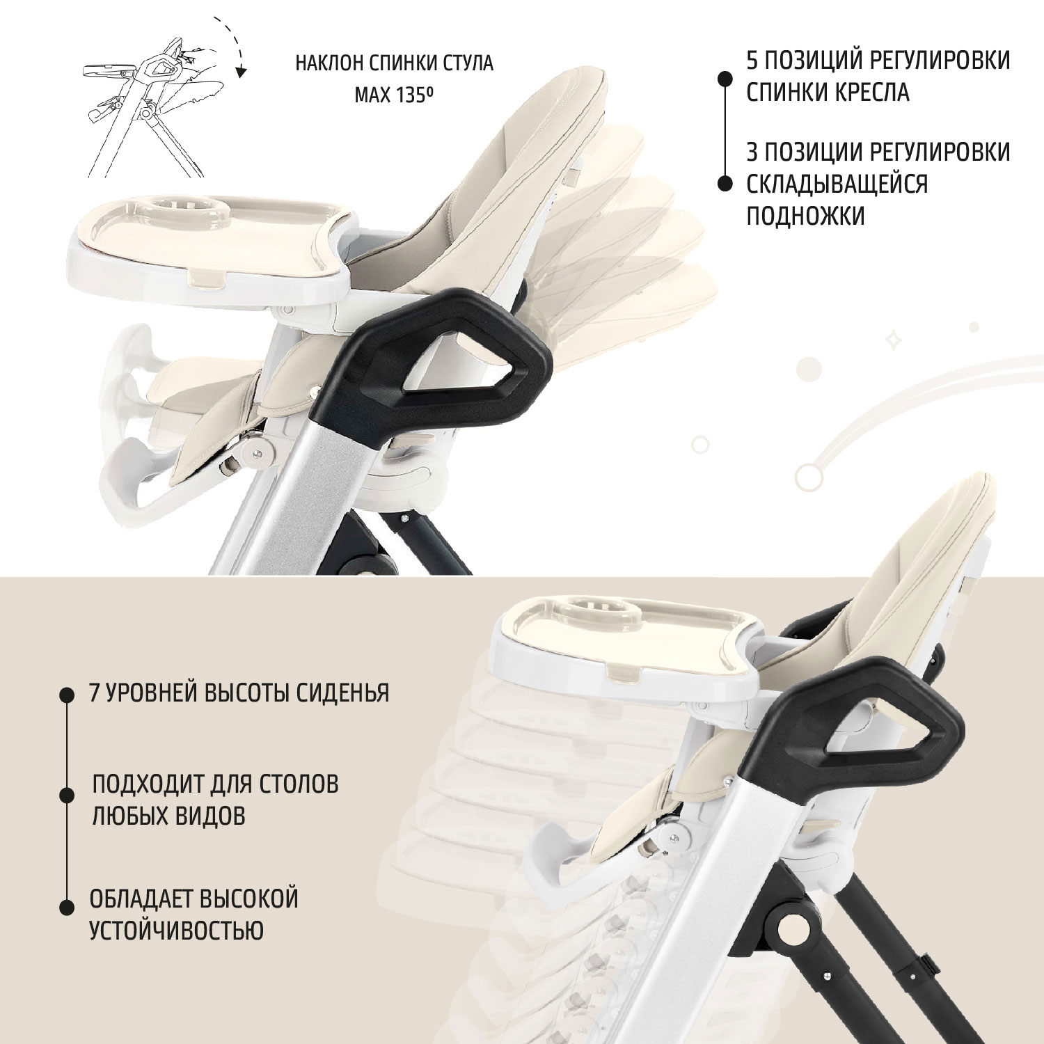 Стульчик для кормления нуовита орбита