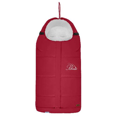 Конверт зимний меховой Nuovita Siberia Bianco (Rosso/Красный)